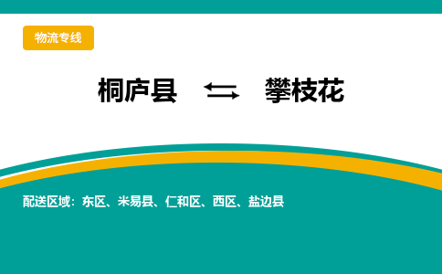 桐庐到攀枝花物流专线|桐庐县至攀枝花货运专线