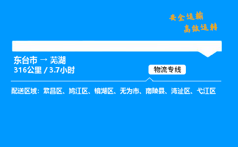 东台市到芜湖物流专线|东台市至芜湖货运专线